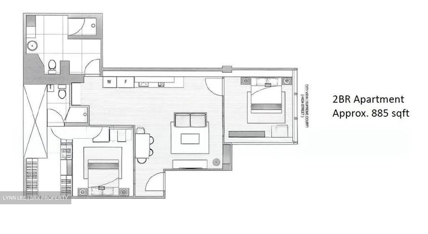 High Street Centre (D6), Apartment #588108421
